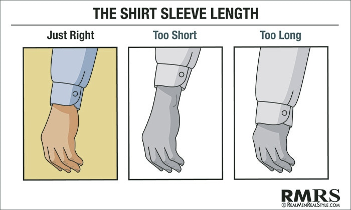 dress shirt sleeve length